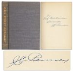 J.C. Penney Main Street Merchant Book Signed