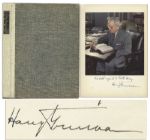 Harry Truman Signed First Edition of Mr. President