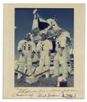Apollo 12 Crew-Signed 10'' x 11.5'' Photo Display