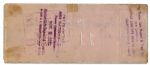 Calvin Coolidge Check Signed From 1915