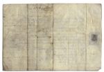 King George III Document Signed
