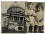 President Calvin Coolidge Signed 1927 Birth Certificate -- Also Signed by First Lady Grace Coolidge