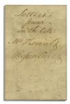 King George I Birthday Celebration Ticket From 1832