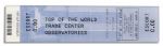 World Trade Center Ticket 2001 Observatory Deck Dated 6 August 2001