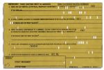 Robert Kennedy Signed Driver's License Application From 1964