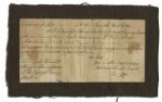 Thomas Gage Document Signed From 1766