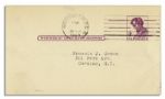 ''Battle of the Bulge'' WWII General Anthony McAuliffe Postcard Signed