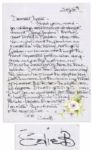 Socialite Edie Bouvier Beale Autograph Letter Signed -- ...You always sent me such wonderful [cards] at Grey Gardens!...I have to go to NYC soon to hunt for an apartment...