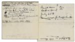 Richard Nixon Handwritten Notes to Himself -- ...What position should Rep party take?...shouldnt be doctrinaire...Dont know where RN. stands...