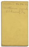Harry Truman Signed Presidential Pass to Enter the U.S. Naval Submarine Base