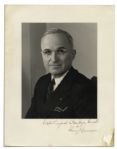 Harry S. Truman 11'' x 14'' Photo Signed