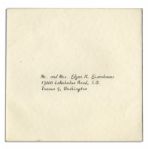Two Christmas Cards From the Eisenhower White House -- From 1955 & 1958