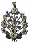 Marlene Dietrich Personally Owned Turquoise Brooch