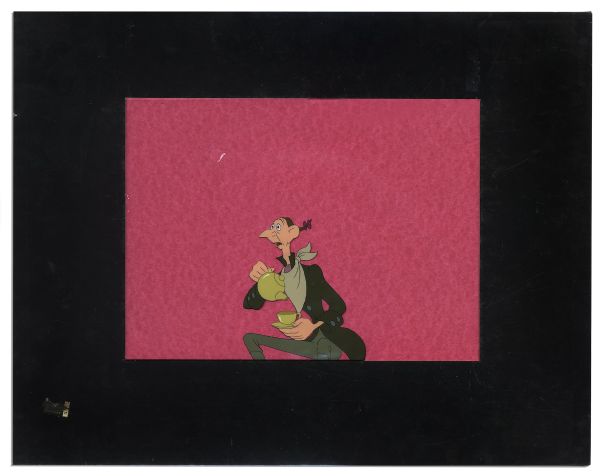 Ray Bradbury Personally Owned ''The Legend of Sleepy Hollow'' Animation Cel -- Featuring Ichabod Crane From Disney's 1949 Film