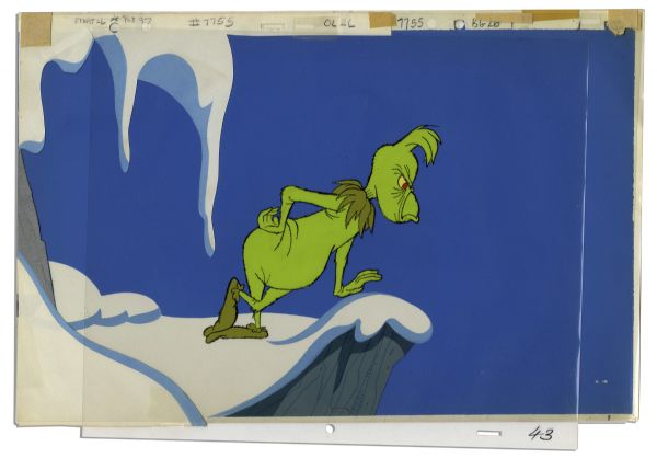 Ray Bradbury Personally Owned ''Grinch'' Animation Cel