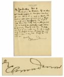 Clarence Darrow Autograph Letter Signed -- Regarding His Autobiography and a Friends Book About Their Mutual Opposition of Prohibition
