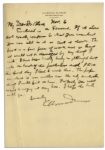 Clarence Darrow Autograph Letter Signed -- Regarding His Autobiography and a Friend's Book About Their Mutual Opposition of Prohibition