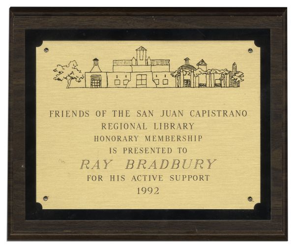 Ray Bradbury San Juan Capistrano Library Award