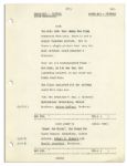 Ray Bradbury Hand-Notated Script for the 1977 Academy Awards -- His Own Copy