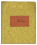 Ray Bradbury Personally Owned Script for the Musical Adaptation of His Novel, ''Dandelion Wine''