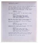 Ray Bradbury Personally Owned Script for the Musical Adaptation of His Novel, ''Dandelion Wine''