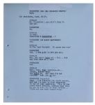 Ray Bradbury Personally Owned Script for the Musical Adaptation of His Novel, ''Dandelion Wine''