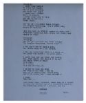 Ray Bradbury Personally Owned Script for the Musical Adaptation of His Novel, ''Dandelion Wine''