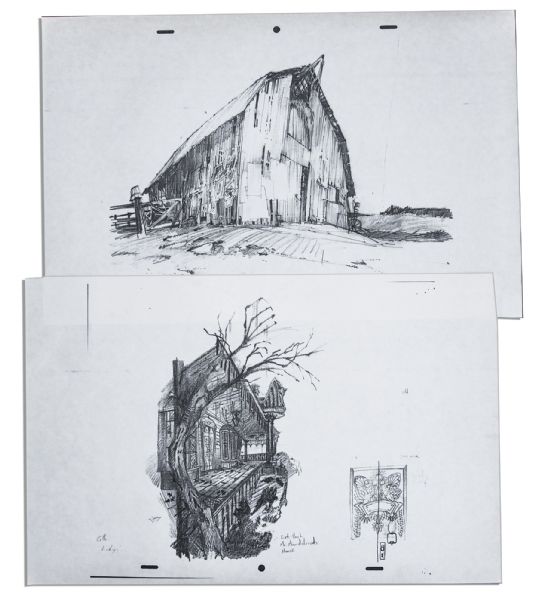 Ray Bradbury Personally Owned Folio of ''The Halloween Tree'' Concept Art