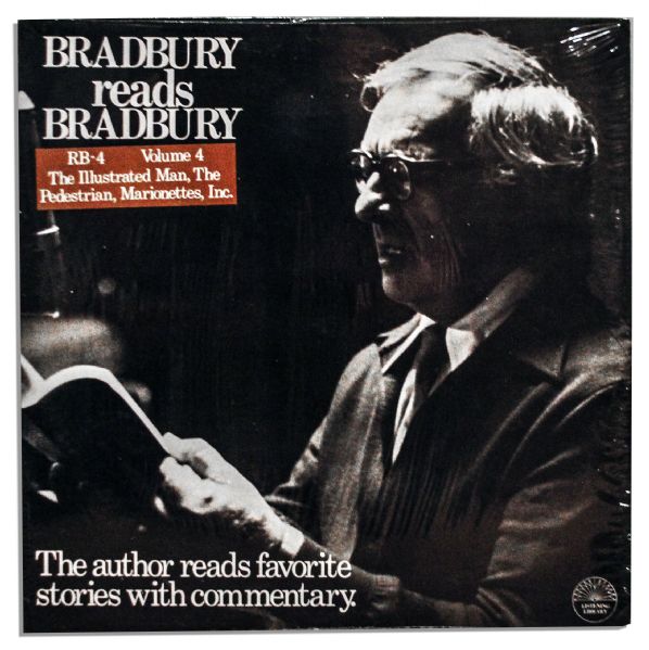 Ray Bradbury Personally Owned Lot of 22 Records -- All 22 Are ''Burgess Meredith Reads Ray Bradbury'' -- Records Have Not Been Played But Appear Near Fine -- With COA From Estate