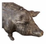 Ray Bradbury Personally Owned Lot of Four Items -- Ceramic Pig Lidded Container, Small Sculpture of a Girl & Two VHS Tapes -- Largest Measures 10'' x 2.5'' x 4'' -- With COA From Estate