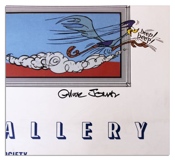Ray Bradbury Owned Poster Lot of 9 -- Some Disney, Looney Tunes & Buck Rogers -- One Signed by Chuck Jones -- Largest Measures 27'' x 40.5'' -- Very Good -- With COA From Estate