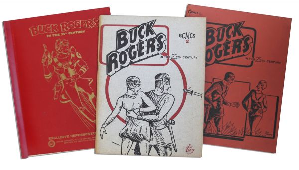 Ray Bradbury Personally Owned Vintage Comics -- Lot of 23 Items Dating From 1905-1943 -- Flash Gordon, Buck Rogers, Popeye, Mickey Mouse, Tarzan & More -- With Note by Bradbury