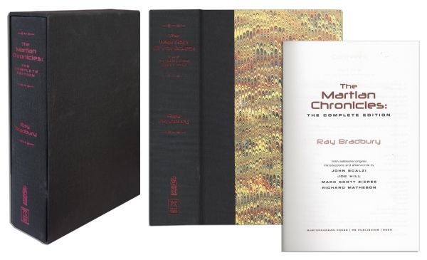 Ray Bradbury Personally Owned Luxury Edition of ''The Martian Chronicles'' -- His Earliest Major Book -- Fine