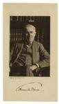 Thomas Edison Famous ''Umbrella'' Signature in Purple Ink