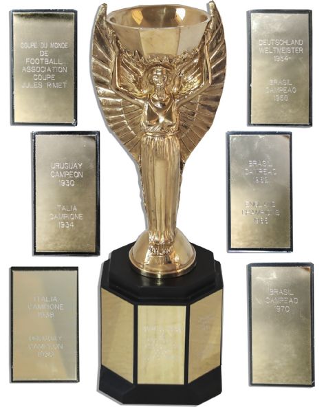 Jules Rimet 1970 FIFA World Cup Replica Trophy -- Used by Broadcasting Studios During World Cup Coverage
