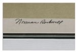 John F. Kennedy's Portrait by Norman Rockwell -- Limited Edition of 200 Is Signed by Rockwell