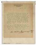 Abraham Lincoln Civil War Dated Autograph Note Signed -- Discussing a Political Appointment
