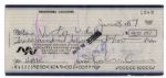 Madonna Signed Check From 1987 -- The Pop Superstar Makes the Check Out to Her Stylist for HAIR Services