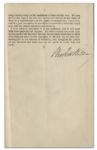 Woodrow Wilson 1916 Speech Signed as President -- Wilson Threatens to Sever Diplomatic Relations With Germany in Response to Naval Campaign Violations