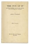Amelia Earhart Signed ''The Fun of It'' First Edition -- With Rare Mini Record