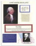 John Adams Strands of Hair Removed at the Time of His Death