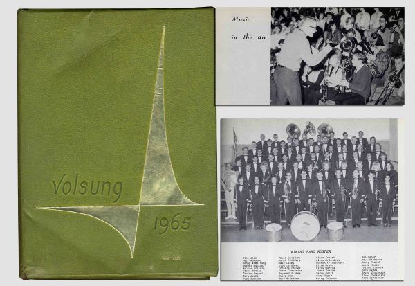 Karen Carpenter's 1965 Yearbook as a High School Sophomore -- Shows the Young Entertainer Singing in Various Photos