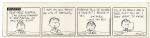 Charles Schulz Original "Peanuts" Strip -- A Great Pumpkin Strip