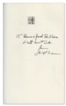 Richard Nixon ''Seize The Moment'' Signed -- Near Fine