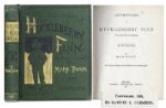 1885 First Edition, First Printing of Mark Twains Beloved Tome Adventures of Huckleberry Finn