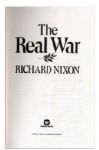 Richard Nixon Signed First Printing of ''The Real War'' -- Uninscribed