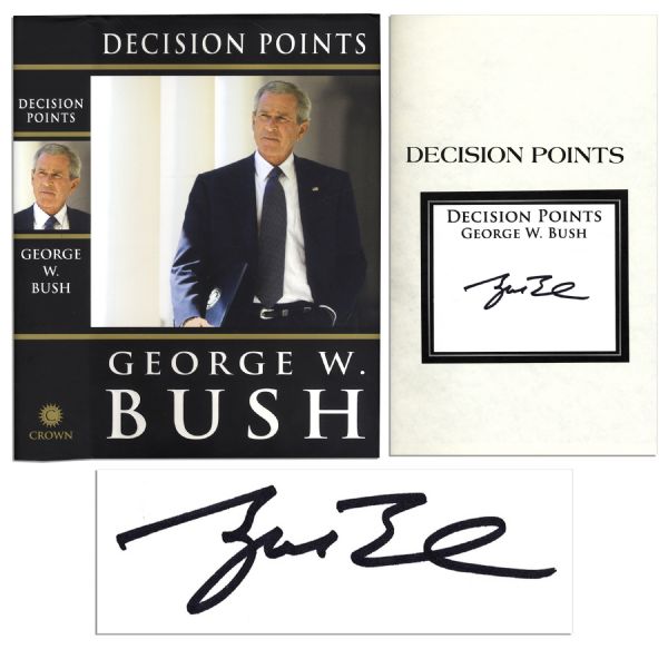 George W. Bush Limited Edition ''Decision Points'' Signed
