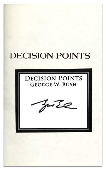 George W. Bush Limited Edition ''Decision Points'' Signed