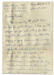 Iwo Jima Hero Rene Gagnon Autograph Letter Signed -- ''...one week isn't much to look forward to, but when I might be gone for a year...I guess that one week will mean an awful lot to us...''