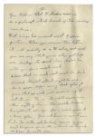 Iwo Jima Hero Rene Gagnon Autograph Letter Signed -- ''...one week isn't much to look forward to, but when I might be gone for a year...I guess that one week will mean an awful lot to us...''